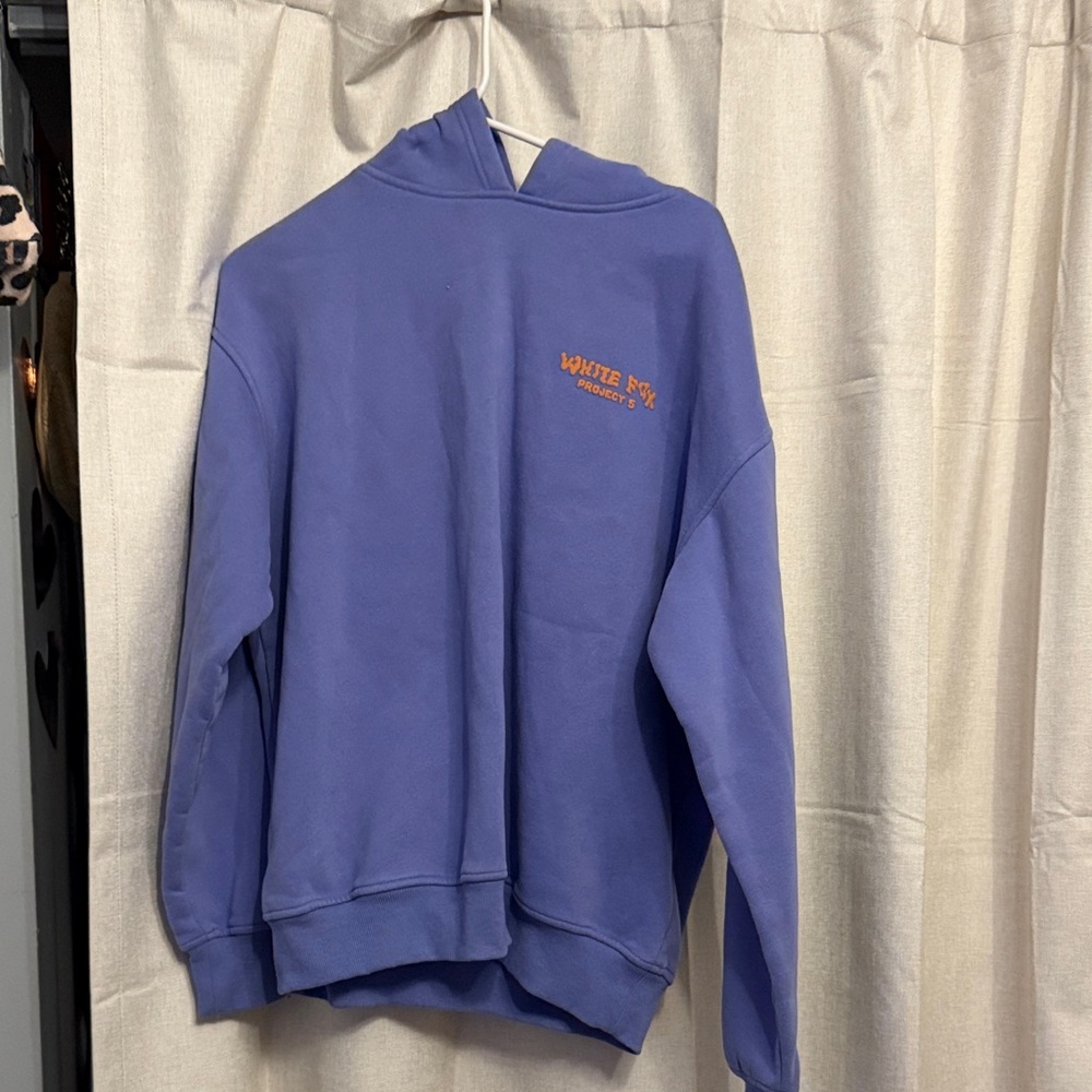 White fox hoodie